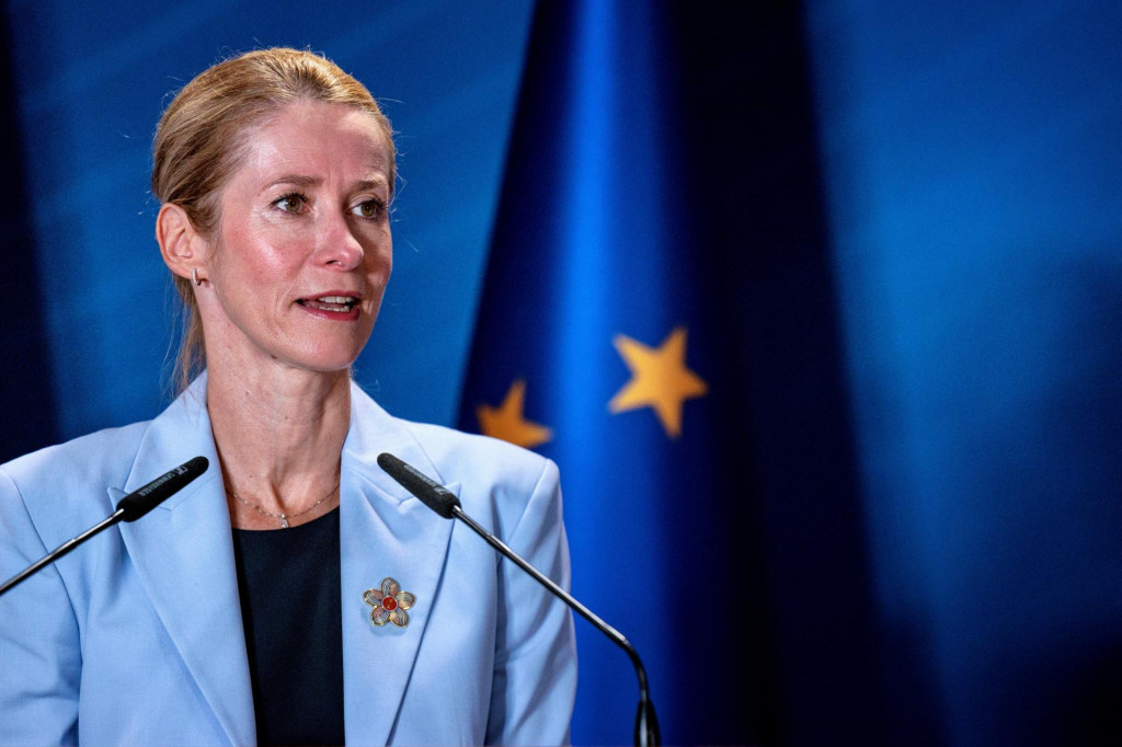 &Scaron;&eacute;fka zahraničnej politiky E&Uacute; Kaja Kallasov&aacute;. FOTO: Reuters