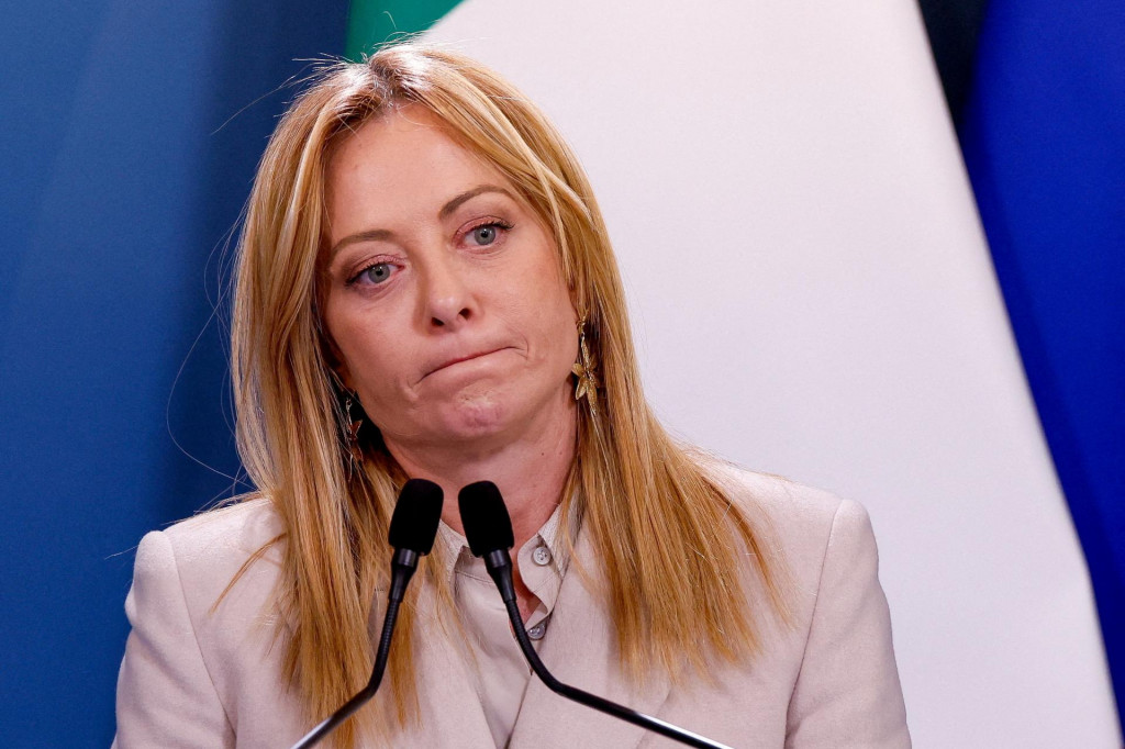 Talianska premi&eacute;rka Giorgia Meloniov&aacute;. FOTO: REUTERS