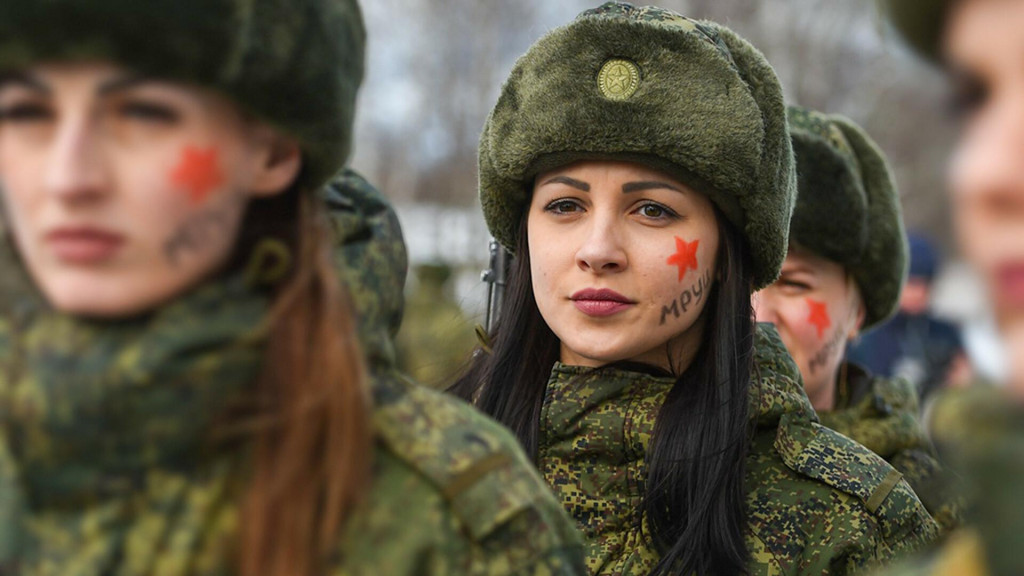 Ženy v ruskej arm&aacute;de. FOTO: Rusk&eacute; ministerstvo obrany