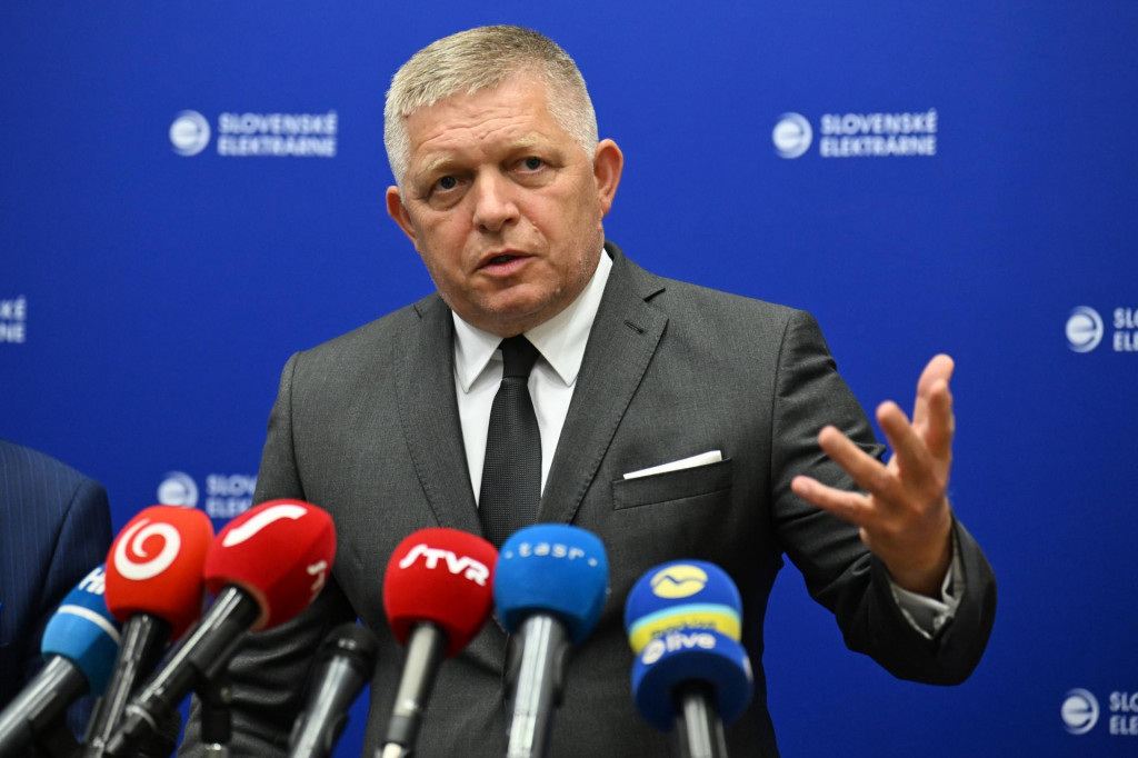 Predseda vl&aacute;dy Robert Fico. FOTO: TASR/L. Grinaj