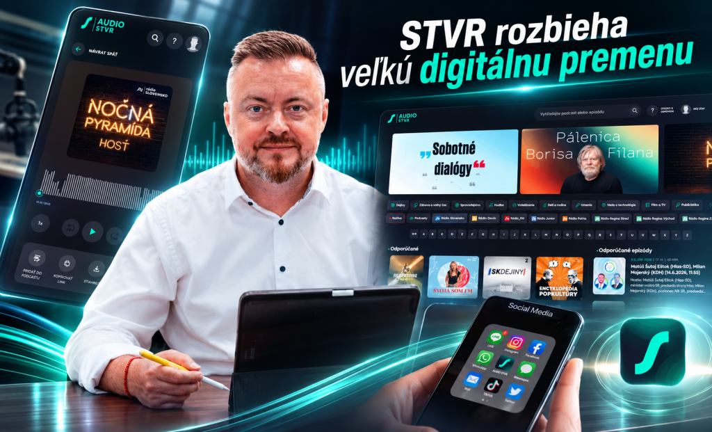 Stat&eacute;gie prin&aacute;&scaron;aj&uacute; rozhovor o novej digit&aacute;lnej platforme s Jindřich Staněk, poveren&yacute; veden&iacute;m Sekcie online služieb STVR.