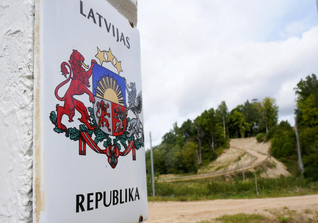Hraniča Loty&scaron;ska s Bieloruskom. FOTO: Reuters