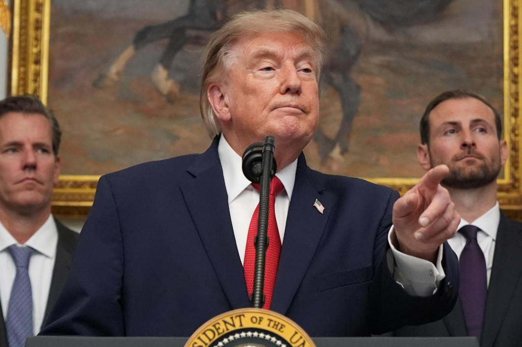 Americk&yacute; prezident Donald Trump. FOTO: TASR/AP