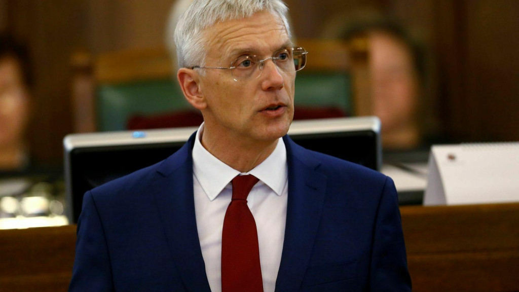Kri&scaron;j&aacute;nis Kariň&scaron; - Loty&scaron;sk&yacute; minister zahraničn&yacute;ch vec&iacute; FOTO: Reuters