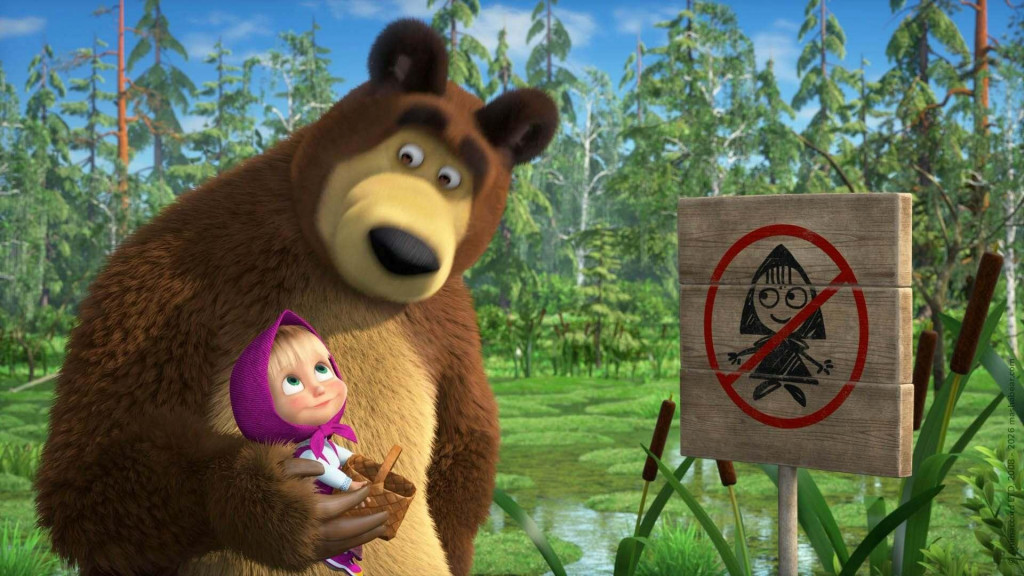 Ma&scaron;a a medveď. FOTO: Facebook/Masha and the Bear﻿