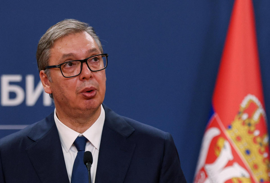Srbsk&yacute; prezident Aleksandar Vučič. FOTO: REUTERS