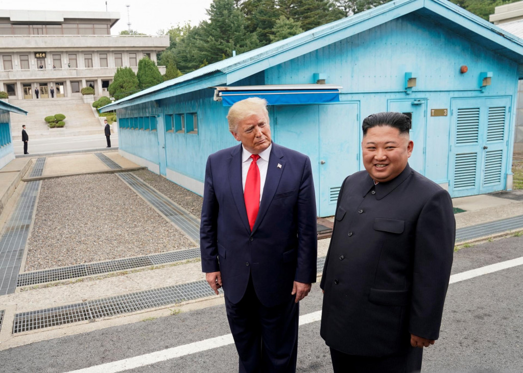 Donald Trump a Kim Čong-Un. FOTO: REUTERS