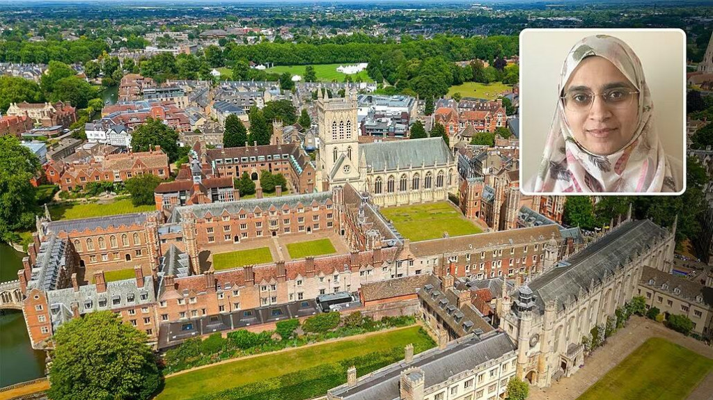 Bojovn&aacute; akademička. Farah Ahmedov&aacute; odsudzuje na univerzite Cambridge z&aacute;padn&eacute; vzdel&aacute;vanie. FOTO: kol&aacute;ž iDNES.cz/David Votruba