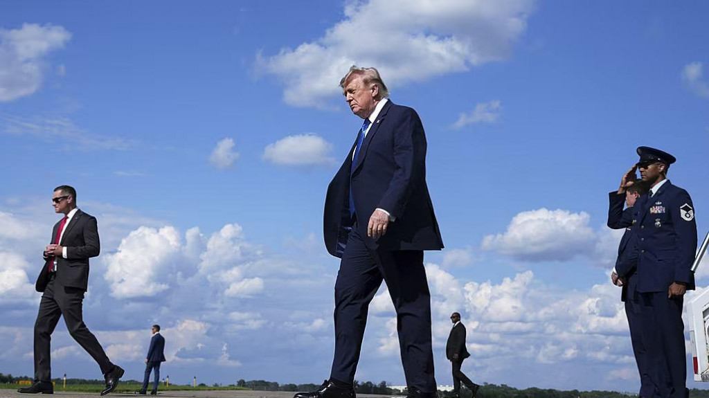 Americk&yacute; prezident Donald Trump. FOTO: TASR/AP