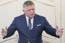 Predseda vl&aacute;dy SR Robert Fico. FOTO: TASR/Martin Baumann