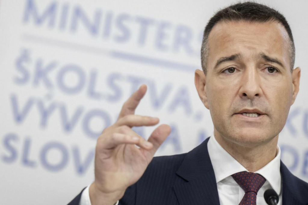 Minister &scaron;kolstva Tom&aacute;&scaron; Drucker. FOTO: TASR/M. Baumann