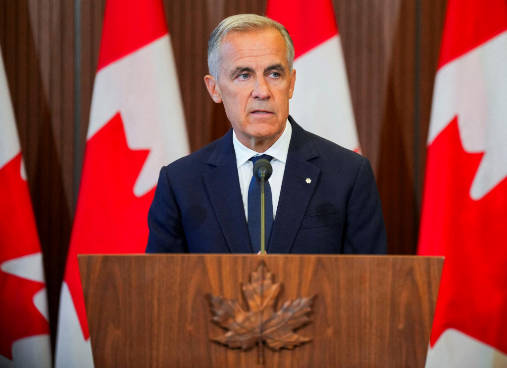 Kanadsk&yacute; premi&eacute;r Mark Carney sa vzoprel tlaku americk&eacute;ho prezidenta Donalda Trumpa a formuloval nov&uacute; glob&aacute;lnu bezpečnostn&uacute; strat&eacute;giu. FOTO: REUTERS