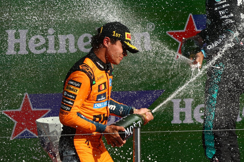 Pilot McLarenu Lando Norris. FOTO: Reuters