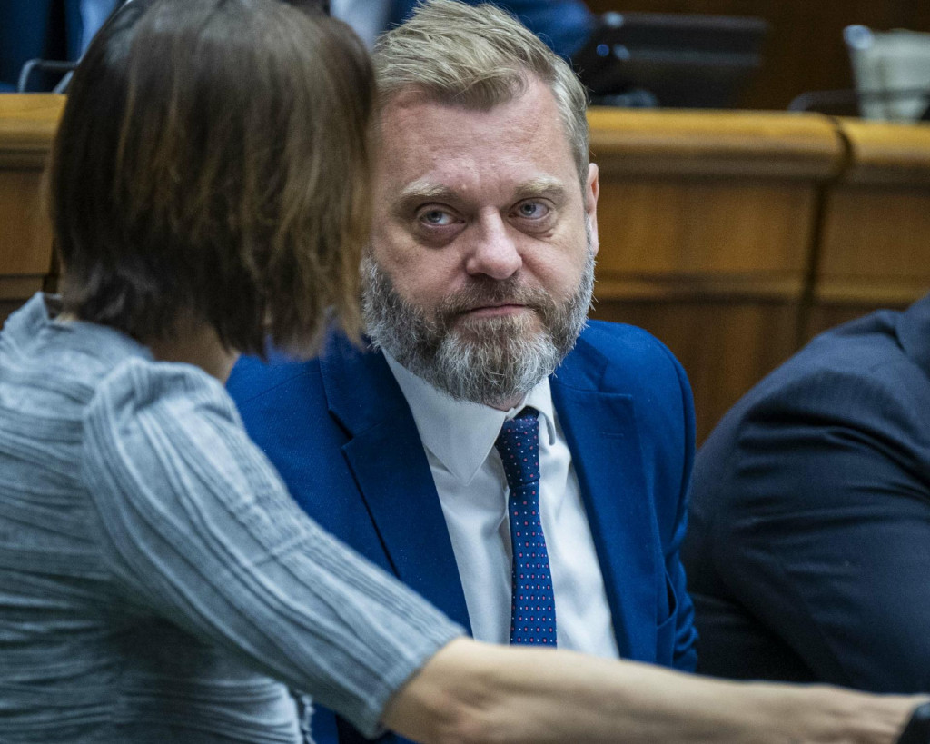Poslanec N&aacute;rodnej rady Juraj Kr&uacute;pa (SaS). FOTO: TASR/Jakub Kotian