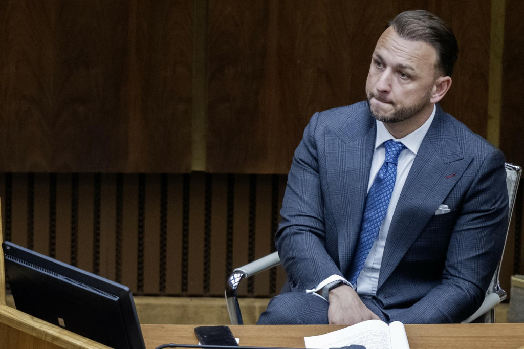 Minister vn&uacute;tra a predseda Hlasu Mat&uacute;&scaron; &Scaron;utaj E&scaron;tok. FOTO: TASR/Martin Baumann
