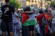 Palestine Action bola založen&aacute; v Spojenom kr&aacute;ľovstve v roku 2020. Svoju činnosť s&uacute;stredila proti firm&aacute;m a in&scaron;tit&uacute;ci&aacute;m, ktor&eacute; vinila z podpory Izraela, najm&auml; proti izraelskej zbrojovke Elbit Systems. FOTO: Reuters