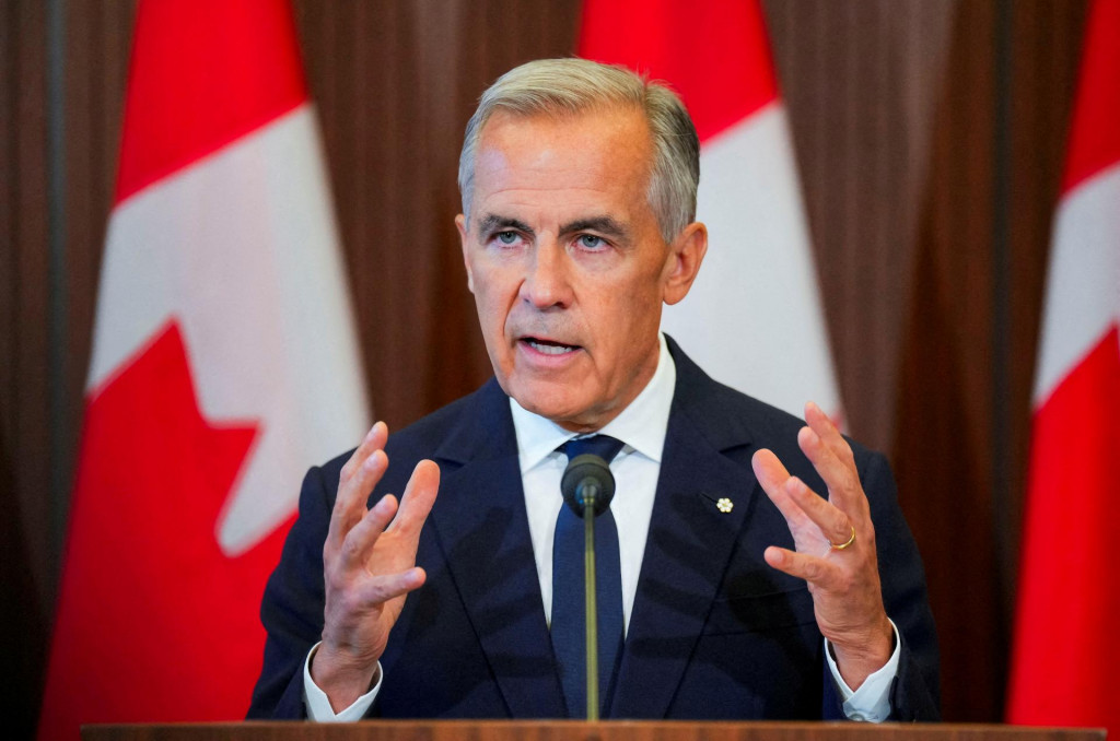 Carney vyst&uacute;pi v pl&eacute;ne Eur&oacute;pskeho parlamentu nasleduj&uacute;ci deň. FOTO: Reuters