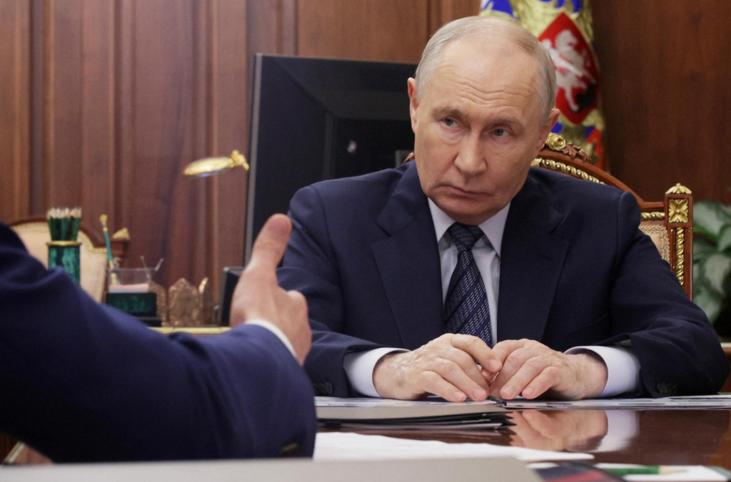 Podľa denn&iacute;ka The Moscoww Times ukrajinsk&yacute;ch vojnov&yacute;ch veter&aacute;nov prezident Vladimir Putin označil za &bdquo;nov&uacute; elitu Ruska&ldquo;. FOTO: TASR/AP