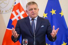 Predseda vl&aacute;dy Robert Fico (Smer-SD). FOTO: TASR/Jaroslav Nov&aacute;k
