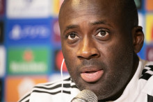 Tr&eacute;ner Slovanu Bratislava Yaya Tour&eacute;. FOTO: TASR/Pavel Neubauer