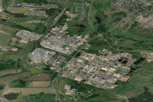 Rafin&eacute;ria v Kstove. FOTO: NASA