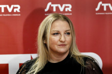 Gener&aacute;lna riaditeľka STVR Martina Fla&scaron;&iacute;kov&aacute;. FOTO: TASR/Dano Veselsk&yacute;