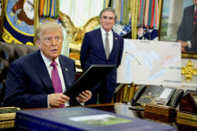 Americk&yacute; prezident Donald Trump m&aacute; v&yacute;konn&yacute; pr&iacute;kaz premenovať Ont&aacute;rijsk&eacute; jazero na Americk&eacute;. FOTO: Reuters