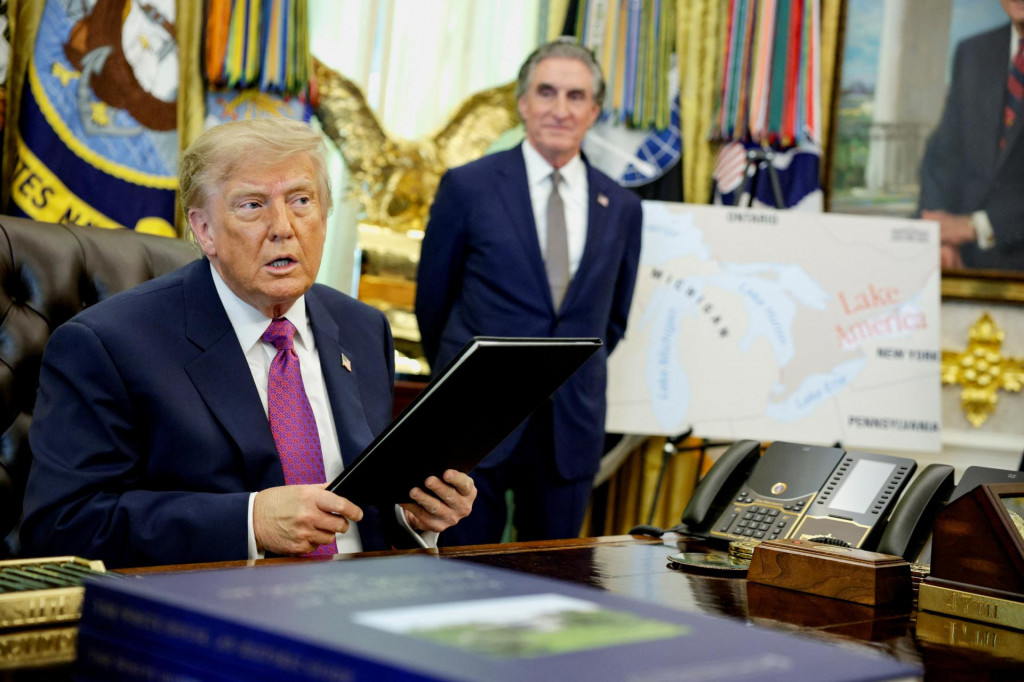 Americk&yacute; prezident Donald Trump m&aacute; v&yacute;konn&yacute; pr&iacute;kaz premenovať Ont&aacute;rijsk&eacute; jazero na Americk&eacute;. FOTO: Reuters