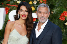 Amal Clooney a George Clooney v Lond&yacute;ne