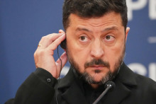 Ukrajinsk&yacute; prezident Volodymyr Zelenskyj. FOTO: TASR/AP