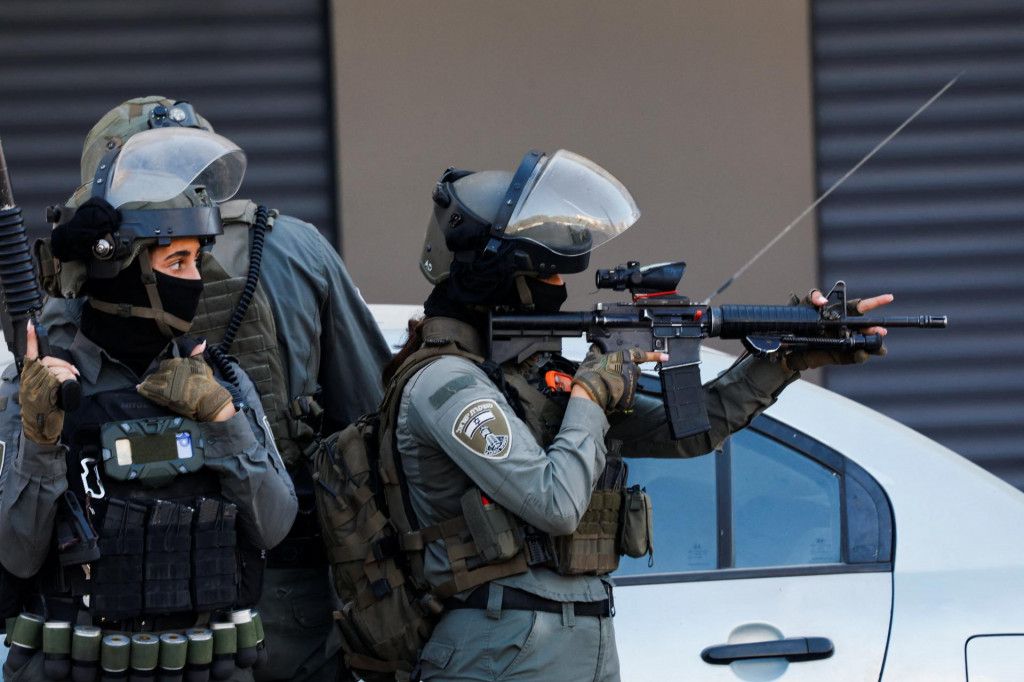 Izraelsk&aacute; pol&iacute;cia. FOTO: Reuters