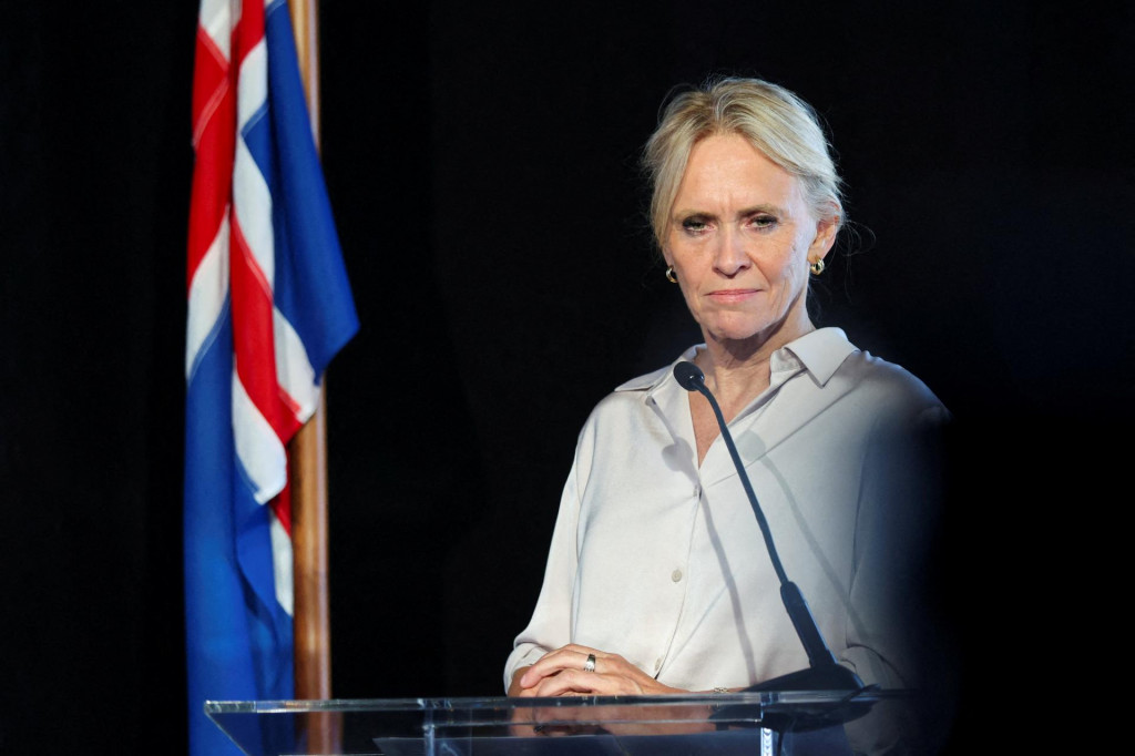 Islandsk&aacute; ministerka zahraničn&yacute;ch vec&iacute; Thorgerdur ​Katr&iacute;n Gunnarsd&oacute;ttir. FOTO: Reuters
