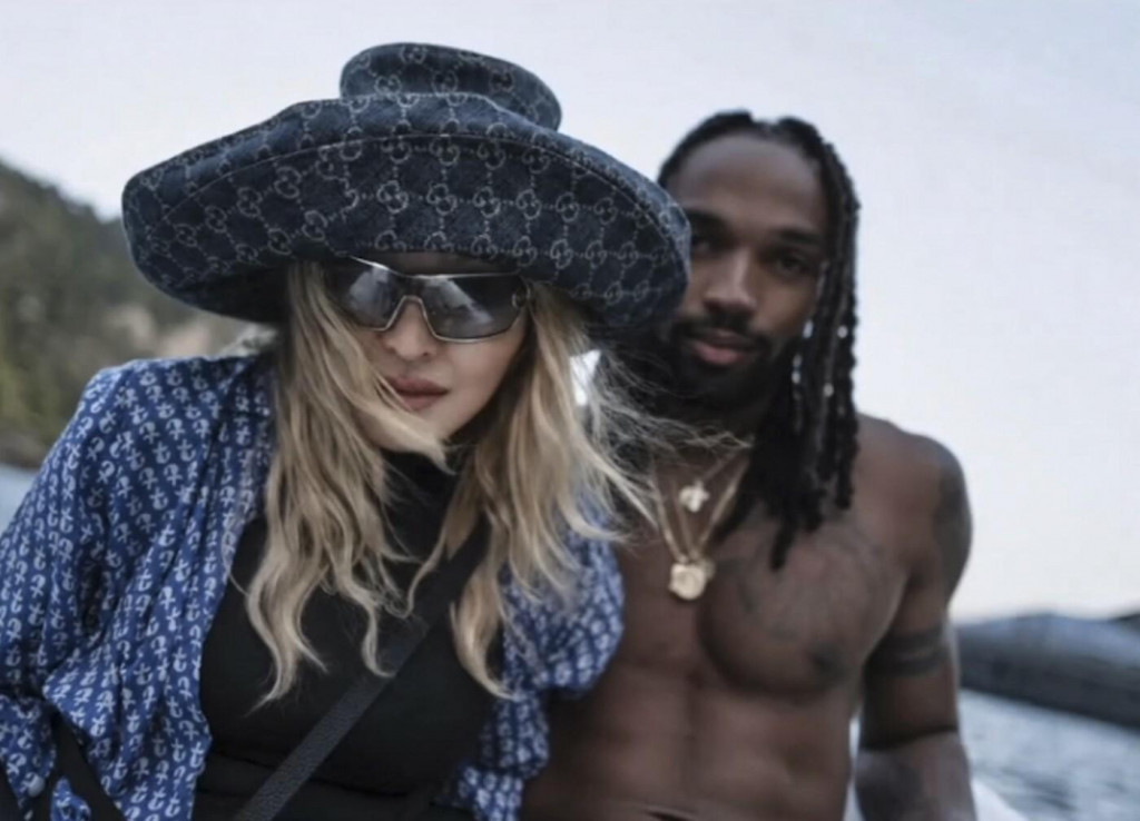 Madonna s priateľom Akeem Morrisom.