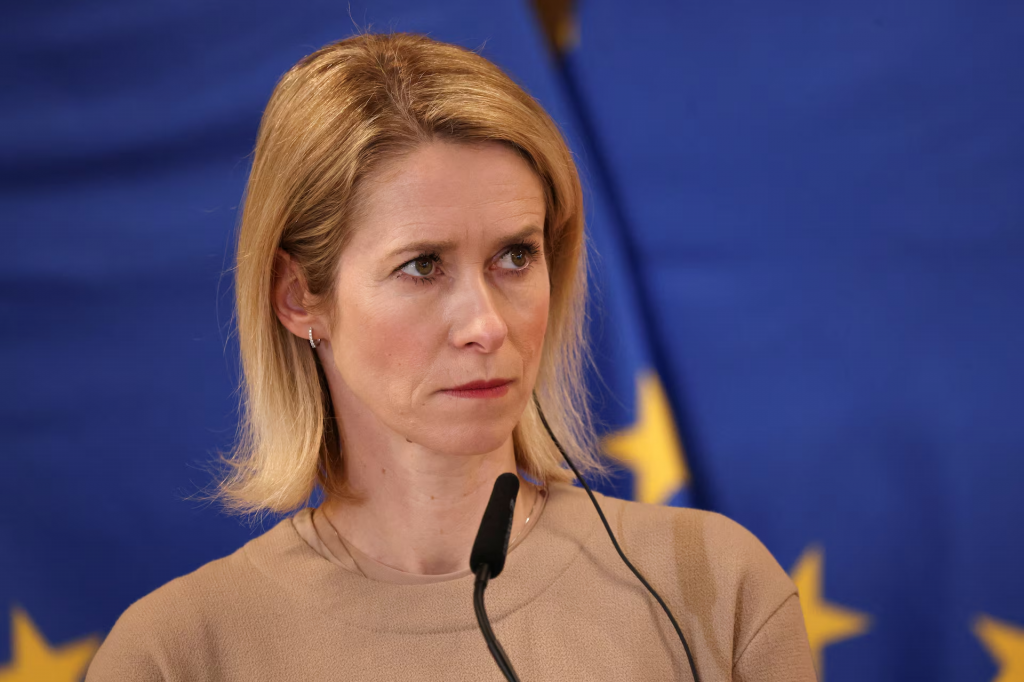 &Scaron;&eacute;fka diplomacie E&Uacute; Kaja Kallasov&aacute;. FOTO: REUTERS