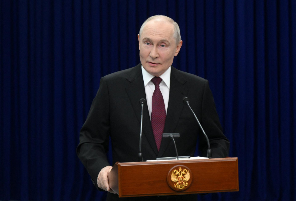 Rusk&yacute; prezident Vladimir Putin. FOTO: REUTERS