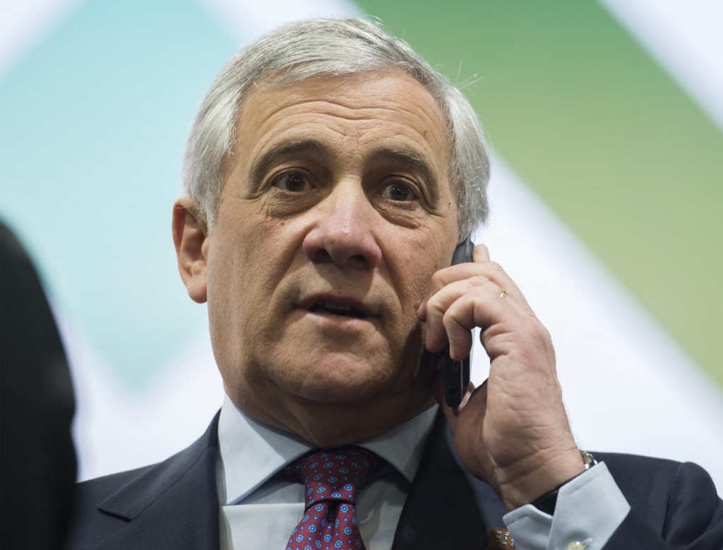 Minister zahraničn&yacute;ch vec&iacute; Talianska Antonio Tajani. FOTO: TASR/Martin Baumann