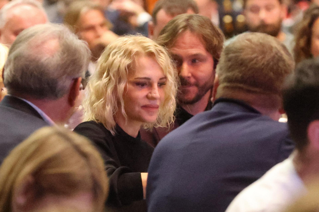 Pavel Nedvěd a Dara Rolins.