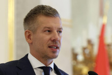 Maďarsk&yacute; premi&eacute;r P&eacute;ter Magyar. FOTO: Reuters