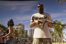 V hre sa zhost&iacute;te &uacute;loh Jasona a Lucie, dvoch milencov a krimin&aacute;lnikov, ktor&iacute; pripom&iacute;naj&uacute; duo Bonnie a Clyde. FOTO: YouTube/Rockstar Games