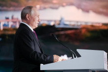 Rusk&yacute; prezident Vladimir Putin. FOTO: Reuters