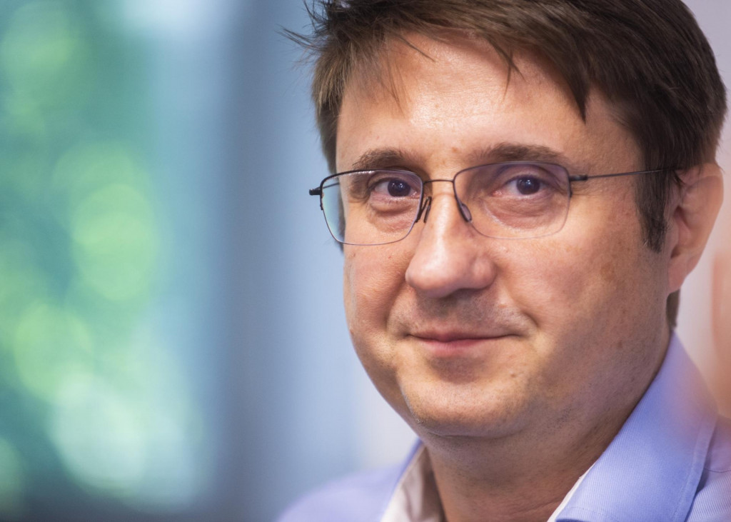 Juraj Valachy, ekonomick&yacute; analytik Tatra banky. FOTO: TASR/Jakub Kotian