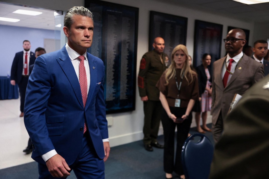 &Scaron;&eacute;f Pentag&oacute;nu Pete Hegseth. FOTO: REUTERS