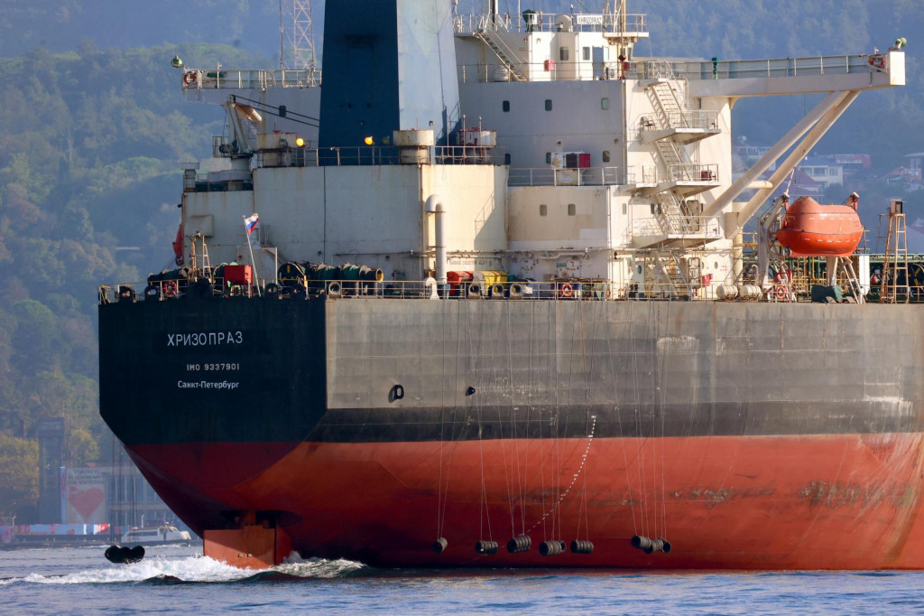 Rusk&yacute; tanker. FOTO: Reuters