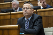 Minister financi&iacute; Ladislav Kamenick&yacute;. FOTO TASR/M. Baumann