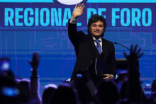 Argent&iacute;nsky prezident Javier Milei. FOTO: TASR/AP
