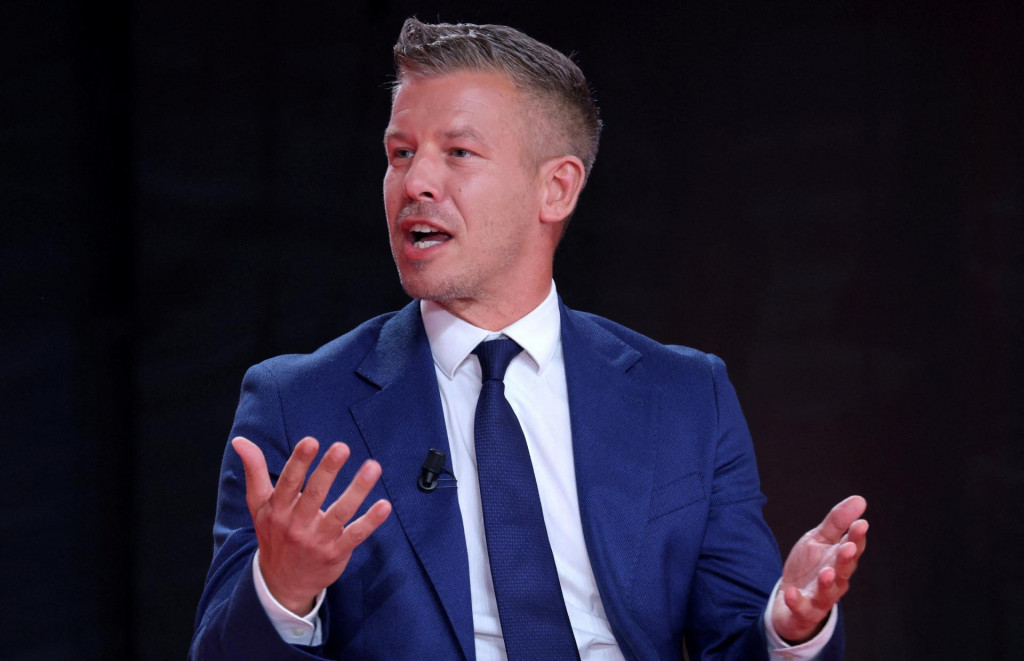 Maďarsk&yacute; premi&eacute;r P&eacute;ter Magyar. FOTO: REUTERS