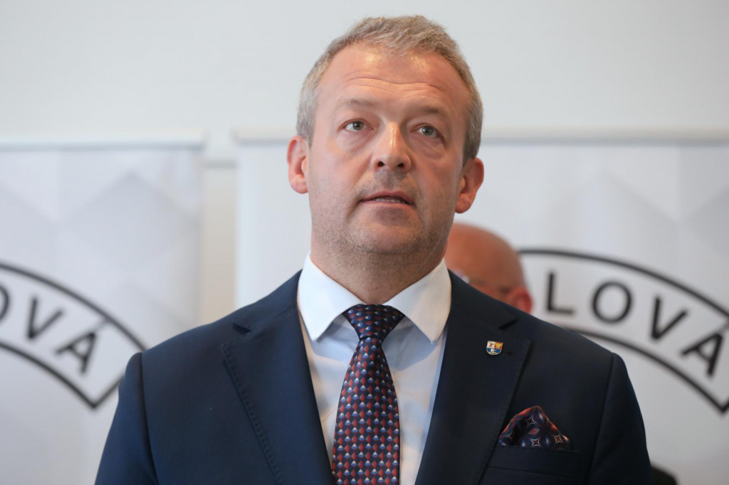 Župan Trenčianskeho kraja Jaroslav Ba&scaron;ka. FOTO: HN/Peter Mayer