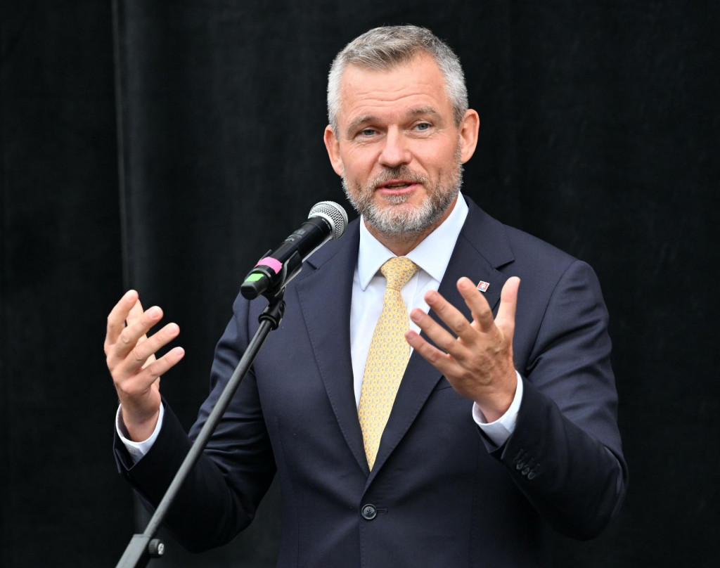Na sn&iacute;mke prezident Peter Pellegrini. FOTO: TASR/Roman Hanc