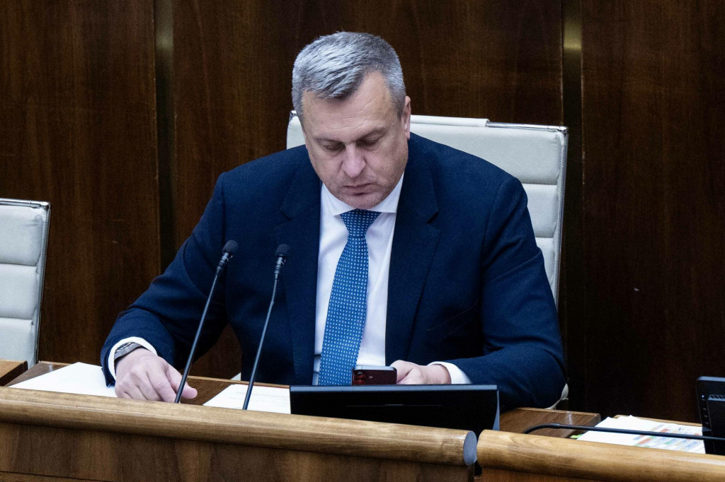 Na sn&iacute;mke podpredseda N&aacute;rodnej rady a &scaron;&eacute;f SNS Andrej Danko. FOTO: TASR/Jakub Kotian