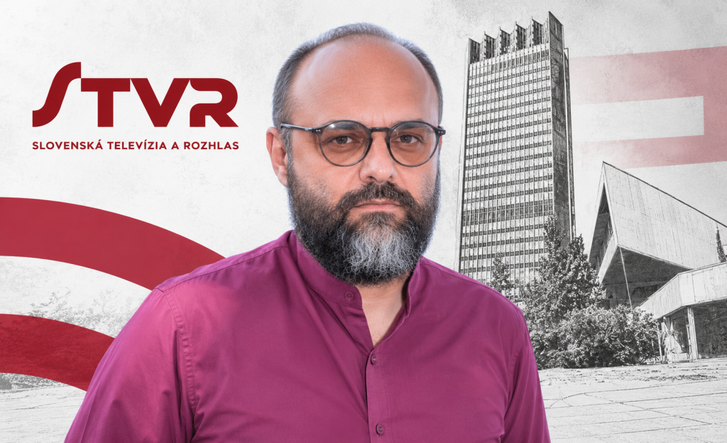Peter Beg&aacute;nyi, poveren&yacute; veden&iacute;m Slovenskej telev&iacute;zie.